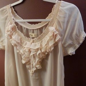 Pale Pink Hollister Blouse